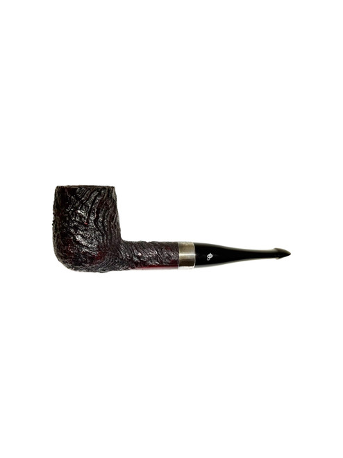 Peterson House Pipe Sandblasted Billiard P-Lip