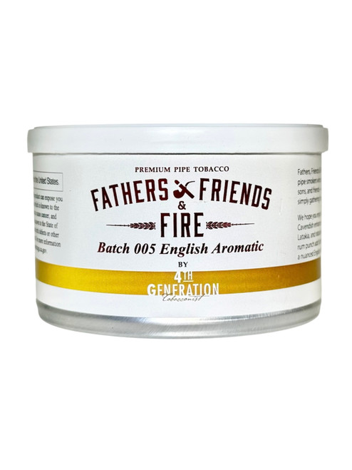 Erik Stokkebye 4th Generation Fathers, Friends & Fire Batch 005 English Aromatic 2oz