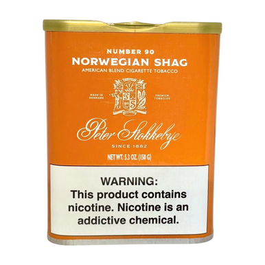 norwegian cigarettes brands Peter Stokkebye Norwegian Shag Can 5.3oz