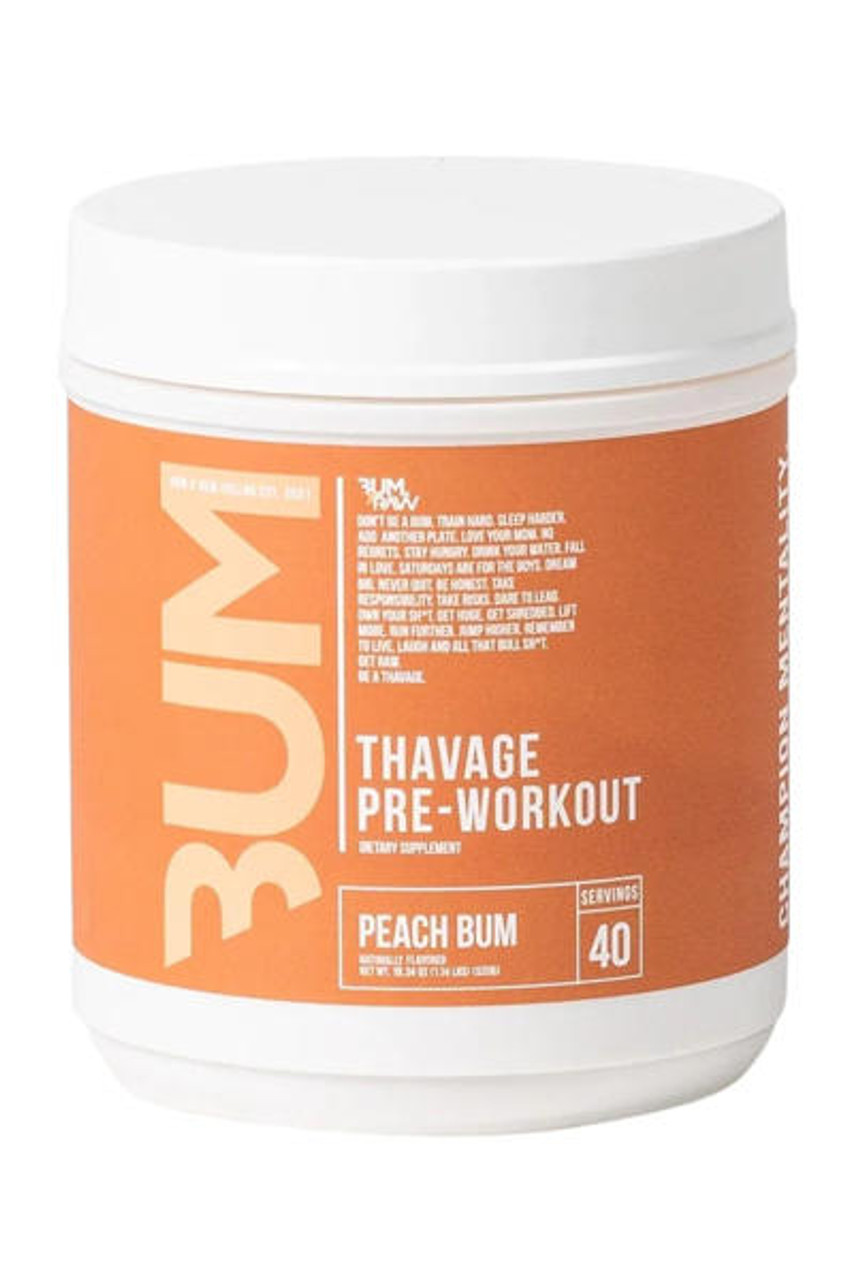 Peach Bum Thavage Pre Workout CBUM