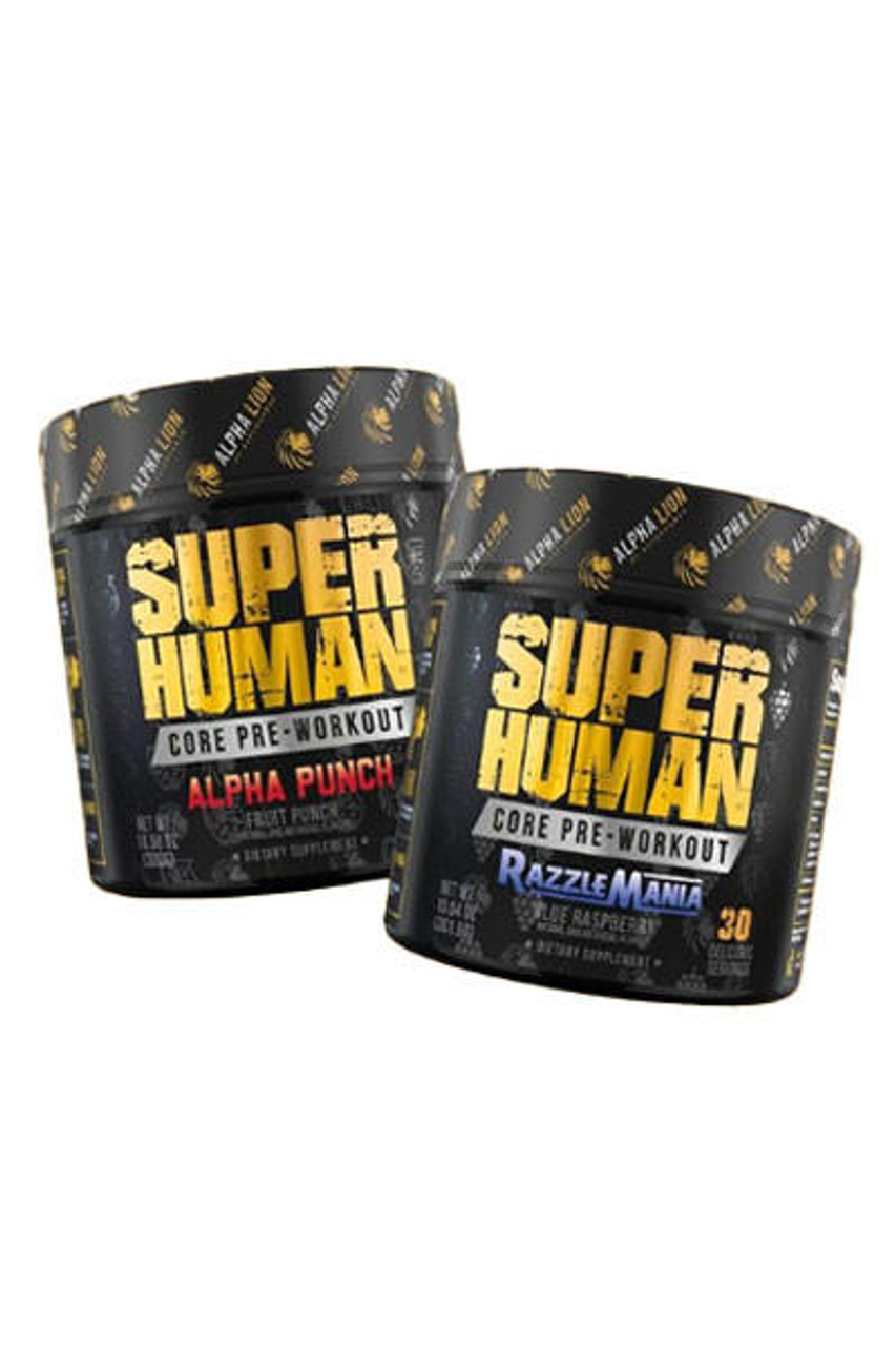 SuperHuman Core Pre-Workout by Alpha Lion