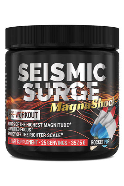 Seismic Surge High-Stimulant Pre Workout by Hard Rock