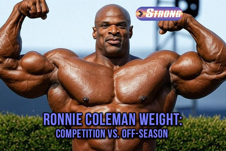 Ronnie Coleman Weight: Competition vs. Off-Season - Strong Supplement Shop