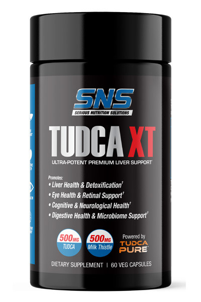 Bottle of TUDCA XT by Serious Nutrition Solutions (SNS)