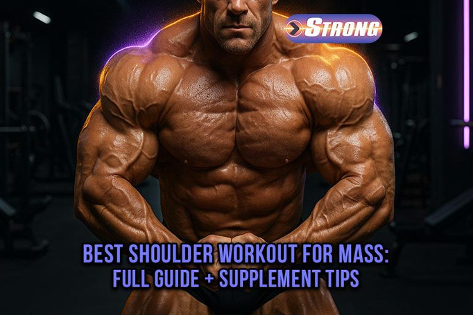 Best Shoulder Workout for Mass: Full Guide + Supplement Tips