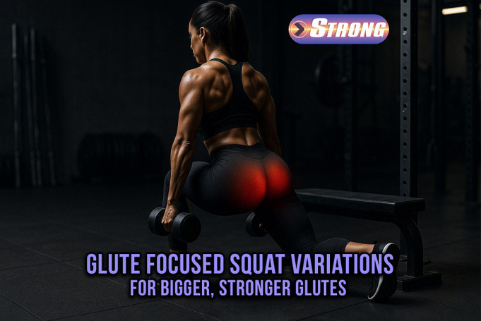 Glute Focused Squat Variations for Bigger, Stronger Glutes 