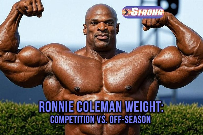 Ronnie Coleman Weight: Competition vs. Off-Season 