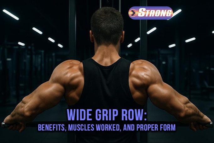 Wide Grip Row: Benefits, Muscles Worked, and Proper Form