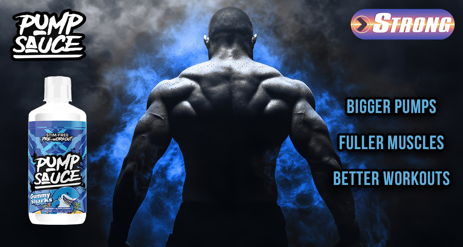 Pump Sauce Strong Supplement Shop Banner