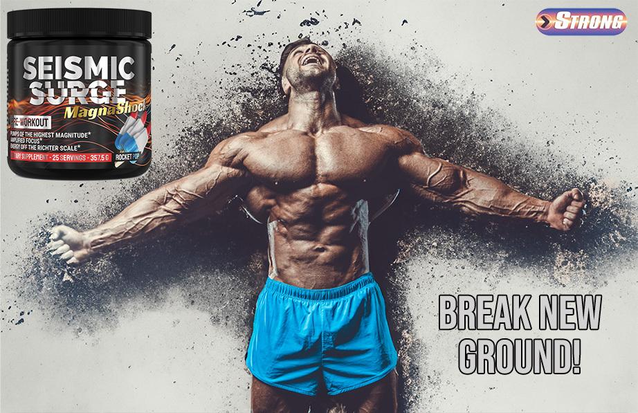Seismic Surge High-Stimulant Pre Workout by Hard Rock