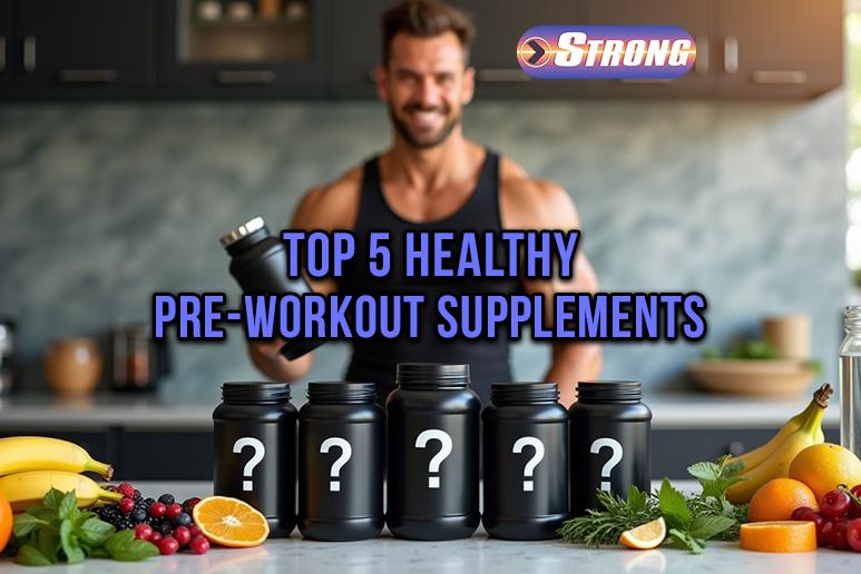 Top 5 Healthy Pre workout Supplements Strong Supplement Shop