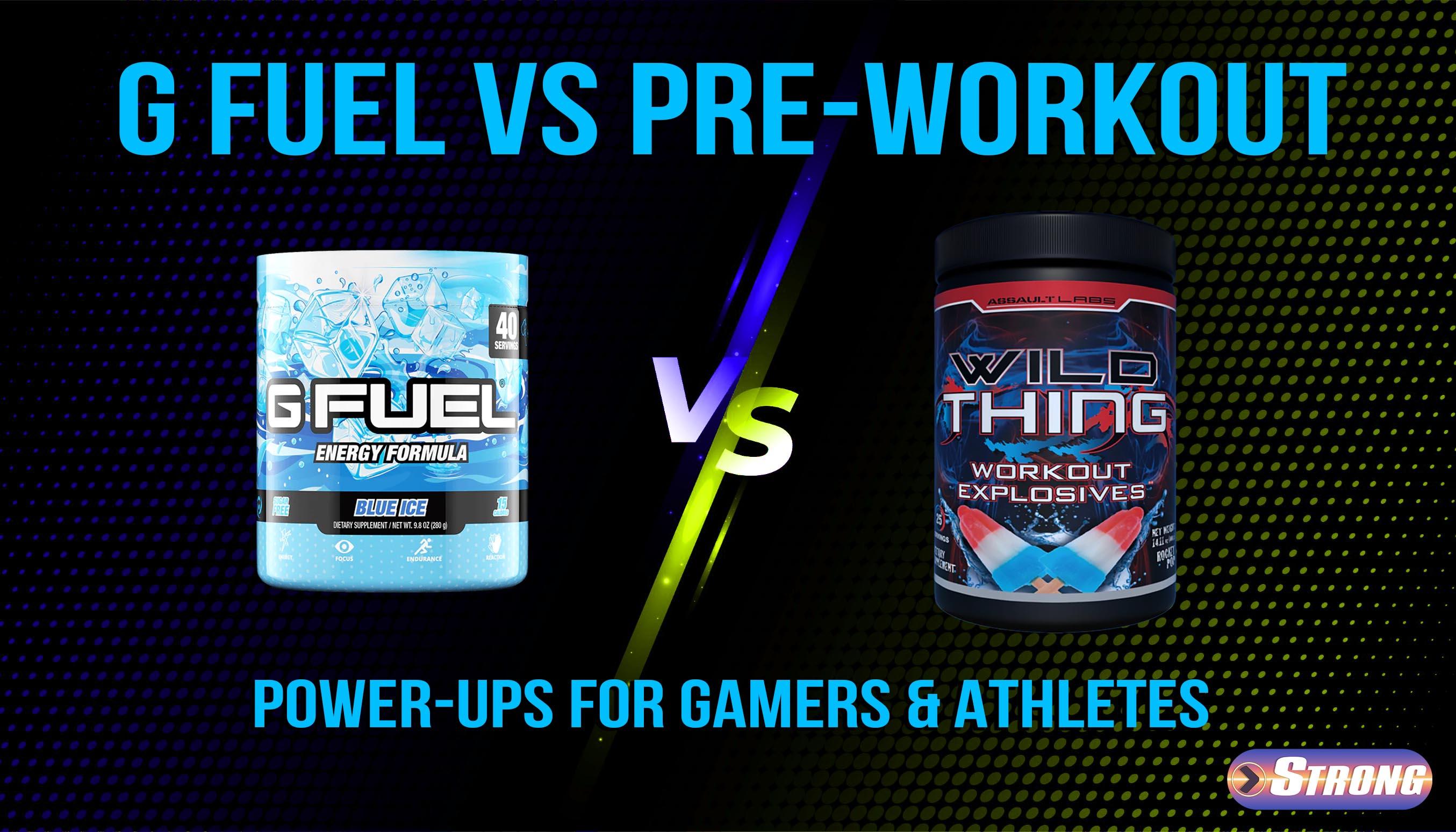 G Fuel vs. PreWorkout PowerUps For Gaming & Exercise! Strong