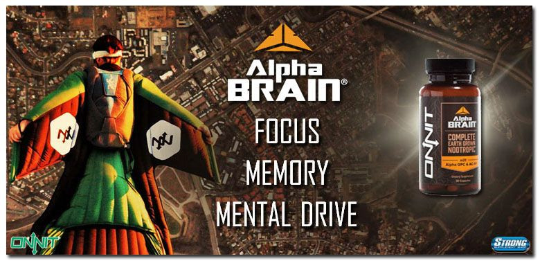 Alpha Brain by Onnit Labs @ www.strongsupplementshop.com