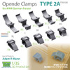 TRXTR35138 1:35 TRex - Opened Clamps for  WW2 German Panzer Type 2A