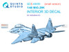 QTSQDS48458 1:48 Quinta Studio Interior 3D Decal - MiG-29K Fulcrum (HBS kit) Small Version