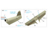 QTSQP48031 1:48 Quinta Studio 3D Decal - Yak-9T Flaps & Panels (ZVE kit)