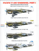 KAGKD48009 1:48 Kagero Decals - Pacific P-40N Warhawks Part 1