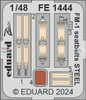 EDUFE1444 1:48 Eduard Color Zoom PE - FM-1 Wildcat Seatbelts (TAM kit)