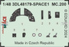 EDU3DL48179 1:48 Eduard SPACE - MC.200 Saetta (ITA kit)