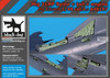 BLDA48197A 1:48 Black Dog MiG-21MF Fishbed Spine + Tail + Engine (EDU kit)