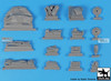 BLDT35236T 1:35 Black Dog Wespe Sd.Kfz.124 Stowage Accessories Set (TAM kit)