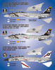 BMA48033 1:48 Bullseye Model Aviation Decals - Carrier Air Wing 8 USS Nimitz 1976-1979 (F-14A A-6E A-7E RA-5C EA-6B SH-3H E-2B)