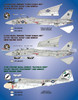 BMA48033 1:48 Bullseye Model Aviation Decals - Carrier Air Wing 8 USS Nimitz 1976-1979 (F-14A A-6E A-7E RA-5C EA-6B SH-3H E-2B)