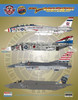 SBDNATS2024 IPMS USA 2024 National Convention Decals - All-American - Red, White and Blue (1:48 F-14A F-4J F-16C F-35A + 1:35 WW2 US Army Insignia from D-Day Landing)