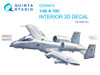 QTSQD48474 1:48 Quinta Studio Interior 3D Decal - A-10C Thunderbolt II (GWH kit)