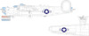EDUCX668 1:72 Eduard Mask - B-24H Liberator National Insignia (AFX kit)