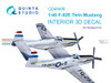 QTSQD48496 1:48 Quinta Studio 3D Decal - F-82E Twin Mustang (MDV kit)