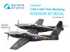 QTSQD48497 1:48 Quinta Studio 3D Decal - F-82H Twin Mustang (MDV kit)