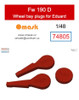 OMK74805 1:48 Omask Wheel Bay Plugs - Fw190D (EDU kit)