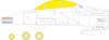 EDUCX675 1:72 Eduard Mask - F-15D Eagle (FNM kit)