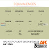 AKI011345 AK Interactive 3Gen Acrylic Paint 17ml - APC Interior Light Green FS24533