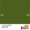 AKI011147 AK Interactive 3Gen Acrylic Paint 17ml - Olive Green