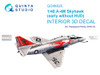 QTSQD48525 1:48 Quinta Studio 3D Decal - A-4M Skyhawk Early without HUD (HAS/H2K kit)