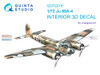 QTSQD72218 1:72 Quinta Studio 3D Decal - Ju88A-4 (HAS kit)