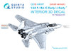 QTSQDS48597 1:48 Quinta Studio 3D Decal - F-15A F-15C Early F-15J Early Eagle (HAS kit) Small Version