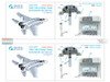 QTSQDS48597 1:48 Quinta Studio 3D Decal - F-15A F-15C Early F-15J Early Eagle (HAS kit) Small Version