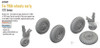 EDU672419 1:72 Eduard Brassin Fw190A Early Wheels (EDU kit)