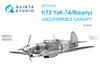QTSQC72010 1:72 Quinta Studio Vacuformed Canopy - Yak-7A Yak-7B Early
