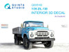 QTSQD35163 1:35 Quinta Studio 3D Decal - ZIL-130 (ZVE kit)