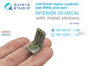 QTSQR48107R 1:48 Quinta Studio - Late-WW2/Post War British Fighter Seatbelts