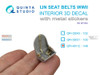 QTSQR48112R 1:48 Quinta Studio - WW2 IJN Seatbelts
