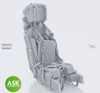 ASKA48058 1:48 ASK/Art Scale MB Type 9B Mk.3 Ejection Seat with Seatbelts for Jaguar GR.1/1A (AFX kit)