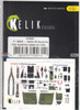 RESK32030K 1:32 ResKit/Kelik 3D Interior Set - P-39Q P-39N Airacobra (ZIM kit)