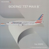 NGM92017 1:200 NG Model American Airlines B737 Max8 Reg #N306RC (pre-painted/pre-built)