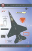 BMA48048 1:48 Bullseye Model Aviation Decals - F-16 Falcon Stencils-Early