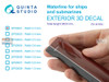 QTSQP00001 Quinta Studio 3D Decal - Waterline for Ships and Submarines (Width 0.3mm)